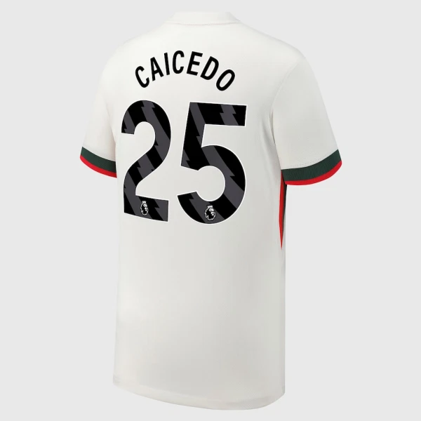 Chelsea Caicedo 25 Virallinen Vieraspelipaita Miehet 2025/26