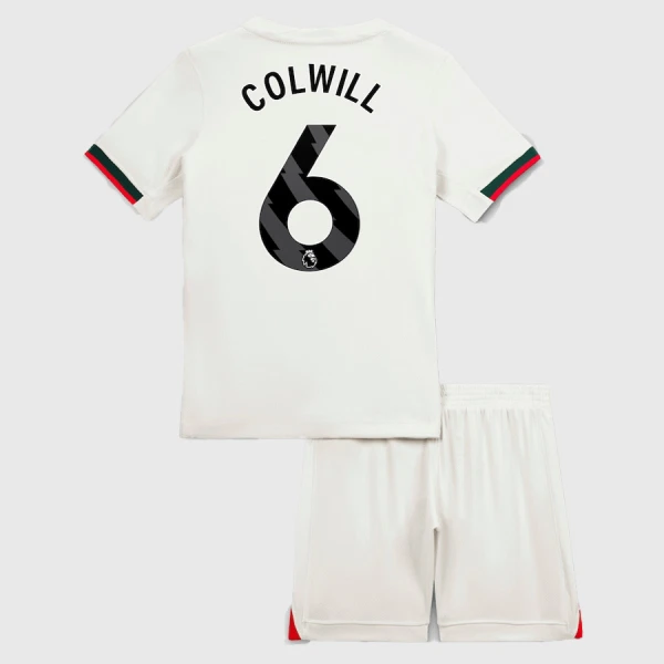 Chelsea Colwill 6 Virallinen Vieraspelipaita Lapset 2025/26