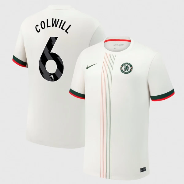 Chelsea Colwill 6 Virallinen Vieraspelipaita Miehet 2025/26 Chelsea Colwill 6 Virallinen Vieraspelipaita Miehet 2025/26