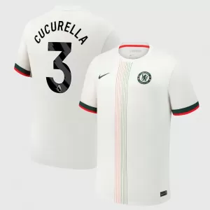 Chelsea Cucurella 3 Virallinen Vieraspelipaita Miehet 2025/26