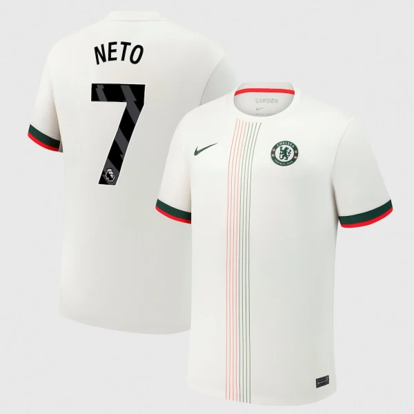 Chelsea Pedro Neto 7 Virallinen Vieraspelipaita Miehet 2025/26