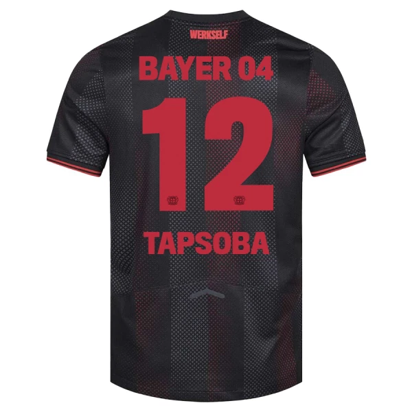 Bayer 04 Leverkusen Edmond Tapsoba 12 Virallinen Kotipelipaita Miehet 2025/26 Bayer 04 Leverkusen Edmond Tapsoba 12 Virallinen Kotipelipaita Miehet 2025/26