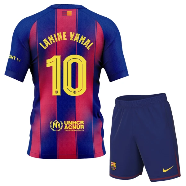 FC Barcelona Lamine Yamal 10 Virallinen Kotipelipaita Lapset 2025/26 FC Barcelona Lamine Yamal 10 Virallinen Kotipelipaita Lapset 2025/26
