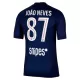 Paris Saint-Germain Joao Neves 87 Virallinen Kotipelipaita Miehet 2025/26