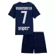 Paris Saint-Germain Kvaratskhelia 7 Virallinen Kotipelipaita Lapset 2025/26 Paris Saint-Germain Kvaratskhelia 7 Virallinen Kotipelipaita Lapset 2025/26