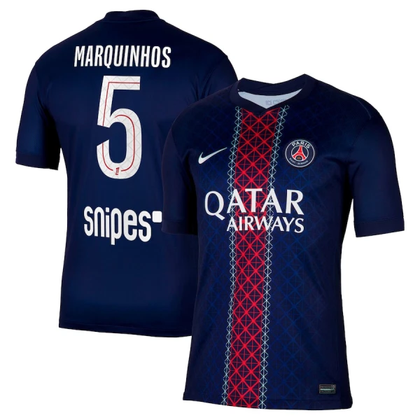 Paris Saint-Germain Marquinhos 5 Virallinen Kotipelipaita Miehet 2025/26