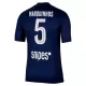 Paris Saint-Germain Marquinhos 5 Virallinen Kotipelipaita Miehet 2025/26