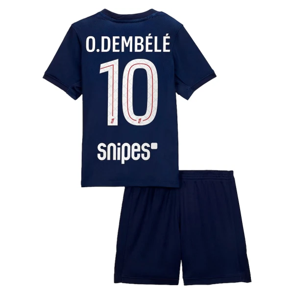 Paris Saint-Germain Ousmane Dembélé 10 Virallinen Kotipelipaita Lapset 2025/26 Paris Saint-Germain Ousmane Dembélé 10 Virallinen Kotipelipaita Lapset 2025/26