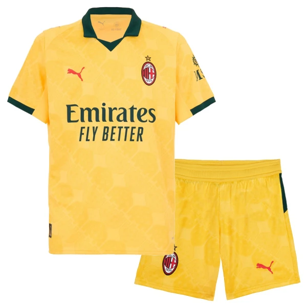 AC Milan Christian Pulišić 11 Virallinen Kolmas Pelipaita Lapset 2025/26