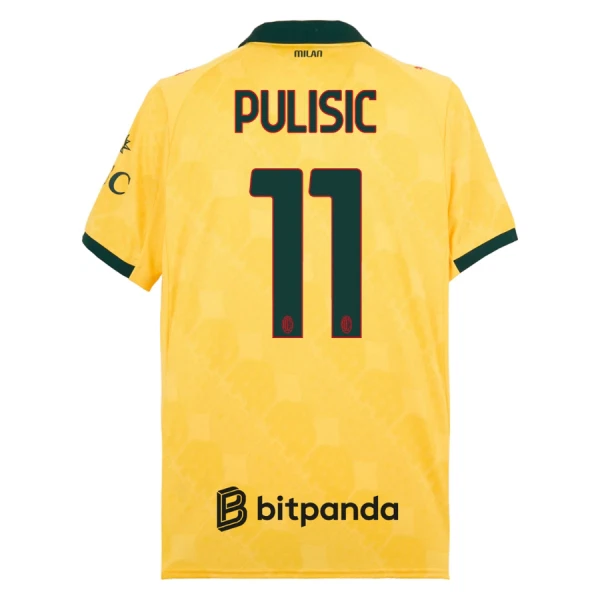 AC Milan Christian Pulišić 11 Virallinen Kolmas Pelipaita Miehet 2025/26 AC Milan Christian Pulišić 11 Virallinen Kolmas Pelipaita Miehet 2025/26