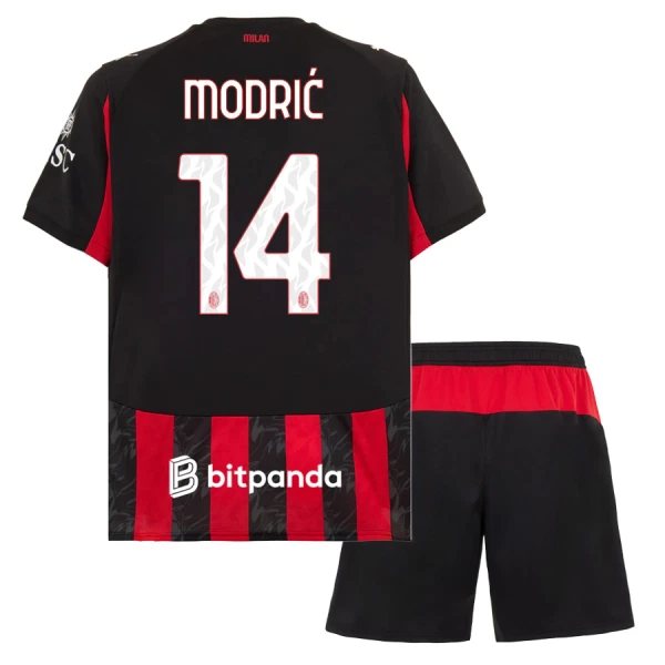 AC Milan Luka Modric 14 Virallinen Kotipelipaita Lapset 2025/26 AC Milan Luka Modric 14 Virallinen Kotipelipaita Lapset 2025/26