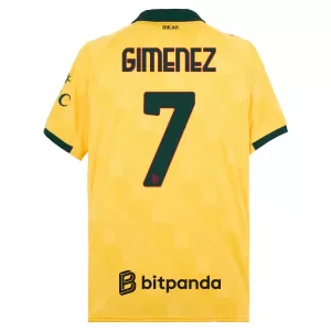 AC Milan Santiago Gimenez 7 Virallinen Kolmas Pelipaita Miehet 2025/26