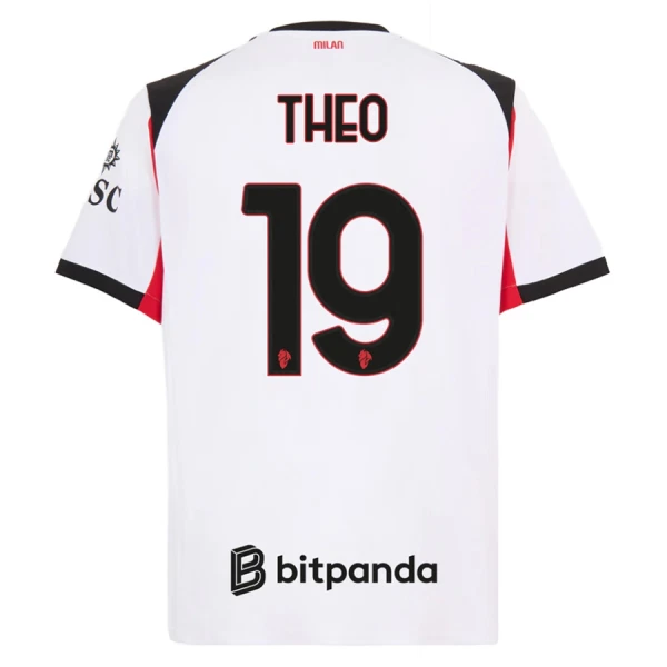 AC Milan Theo Hernández 19 Virallinen Vieraspelipaita Miehet 2025/26 AC Milan Theo Hernández 19 Virallinen Vieraspelipaita Miehet 2025/26