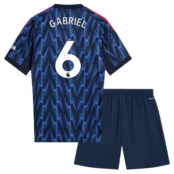 Arsenal Gabriel 6 Virallinen Vieraspelipaita Lapset 2025/26