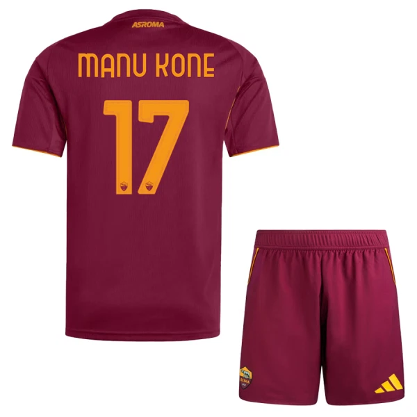 AS Roma Manu Kone 17 Virallinen Kotipelipaita Lapset 2025/26 AS Roma Manu Kone 17 Virallinen Kotipelipaita Lapset 2025/26