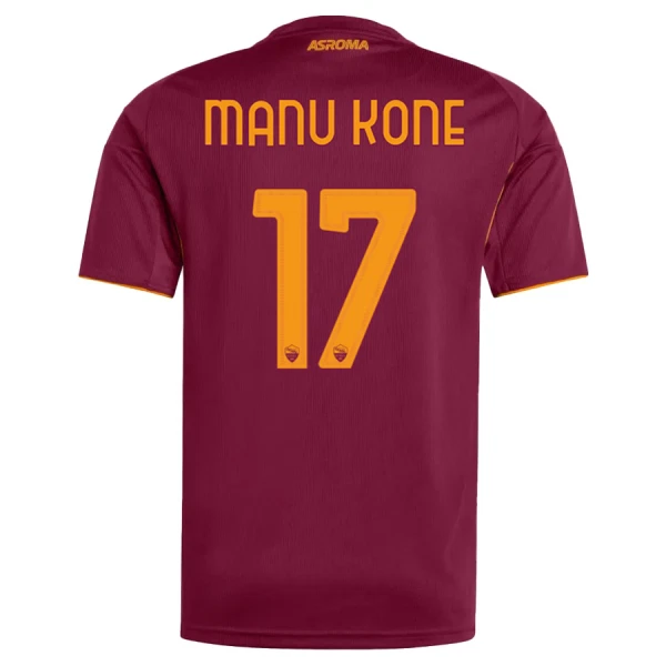AS Roma Manu Kone 17 Virallinen Kotipelipaita Miehet 2025/26 AS Roma Manu Kone 17 Virallinen Kotipelipaita Miehet 2025/26