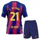 FC Barcelona Frenkie de Jong 21 Virallinen Kotipelipaita Lapset 2025/26 FC Barcelona Frenkie de Jong 21 Virallinen Kotipelipaita Lapset 2025/26