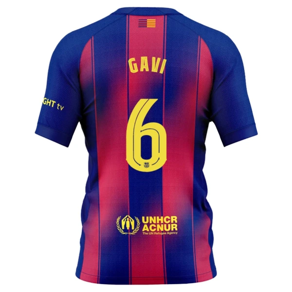 FC Barcelona Gavi 6 Virallinen Kotipelipaita Miehet 2025/26 FC Barcelona Gavi 6 Virallinen Kotipelipaita Miehet 2025/26