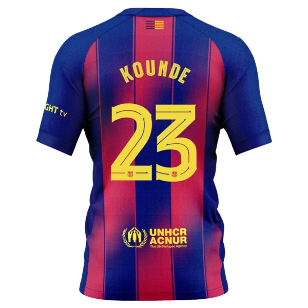 FC Barcelona Kounde 23 Virallinen Kotipelipaita Miehet 2025/26 FC Barcelona Kounde 23 Virallinen Kotipelipaita Miehet 2025/26