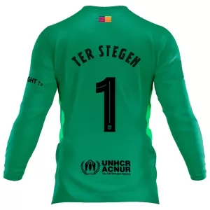 FC Barcelona Marc-André ter Stegen 1 Maalivahdin Virallinen Paita Miehet 2025/26 Pitkähihainen FC Barcelona Marc-André ter Stegen 1 Maalivahdin Virallinen Paita Miehet 2025/26 Pitkähihainen