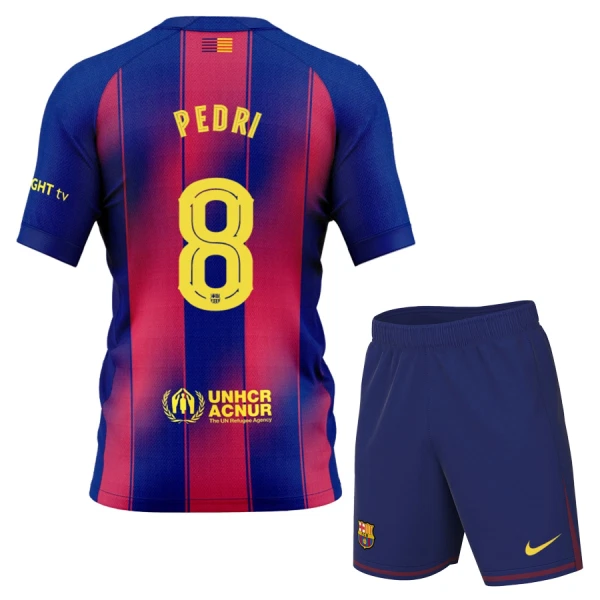 FC Barcelona Pedri 8 Virallinen Kotipelipaita Lapset 2025/26
