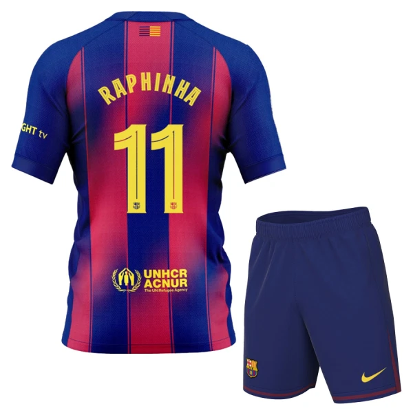 FC Barcelona Raphinha 11 Virallinen Kotipelipaita Lapset 2025/26