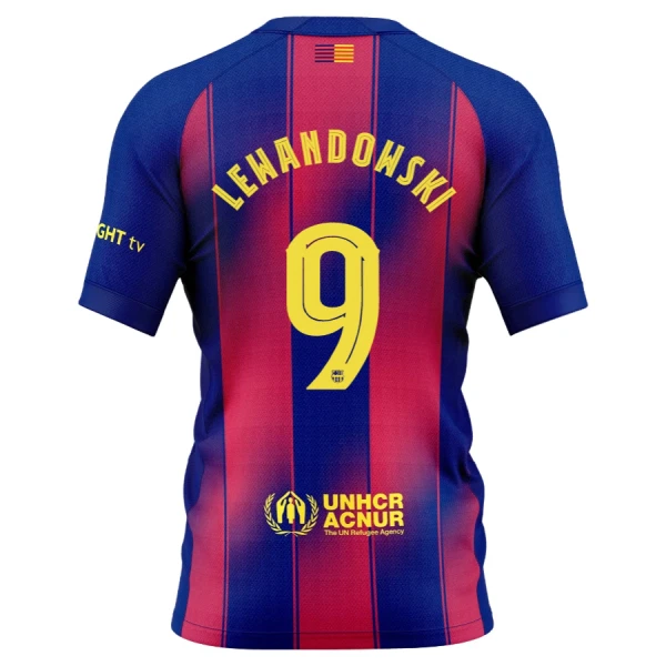 FC Barcelona Robert Lewandowski 9 Virallinen Kotipelipaita Miehet 2025/26