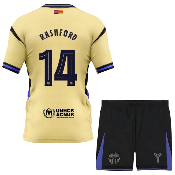 FC Barcelona x Kobe Bryant Marcus Rashford 14 Virallinen Vieraspelipaita Lapset 2025/26 FC Barcelona x Kobe Bryant Marcus Rashford 14 Virallinen Vieraspelipaita Lapset 2025/26
