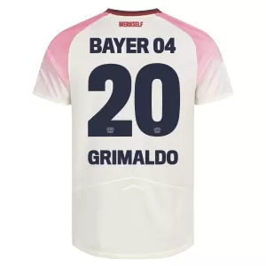 Bayer 04 Leverkusen Alejandro Grimaldo 20 Virallinen Vieraspelipaita Miehet 2025/26