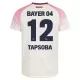 Bayer 04 Leverkusen Edmond Tapsoba 12 Virallinen Vieraspelipaita Miehet 2025/26 Bayer 04 Leverkusen Edmond Tapsoba 12 Virallinen Vieraspelipaita Miehet 2025/26