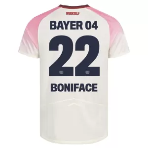Bayer 04 Leverkusen Victor Boniface 22 Virallinen Vieraspelipaita Miehet 2025/26