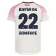 Bayer 04 Leverkusen Victor Boniface 22 Virallinen Vieraspelipaita Miehet 2025/26 Bayer 04 Leverkusen Victor Boniface 22 Virallinen Vieraspelipaita Miehet 2025/26
