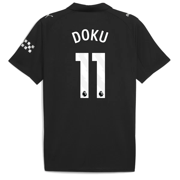 Manchester City Jérémy Doku 11 Virallinen Vieraspelipaita Miehet 2025/26 Manchester City Jérémy Doku 11 Virallinen Vieraspelipaita Miehet 2025/26