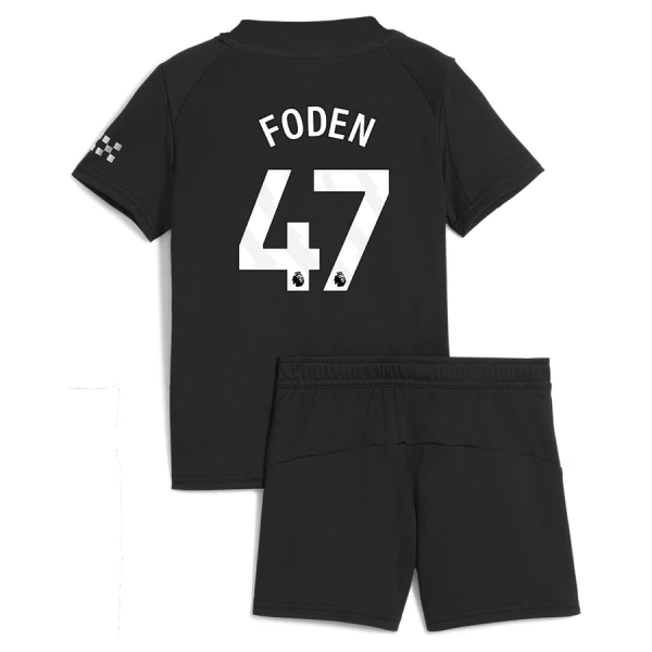 Manchester City Phil Foden 47 Virallinen Vieraspelipaita Lapset 2025/26 Manchester City Phil Foden 47 Virallinen Vieraspelipaita Lapset 2025/26