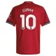 Manchester United Cunha 10 Virallinen Kotipelipaita Miehet 2025/26 Manchester United Cunha 10 Virallinen Kotipelipaita Miehet 2025/26