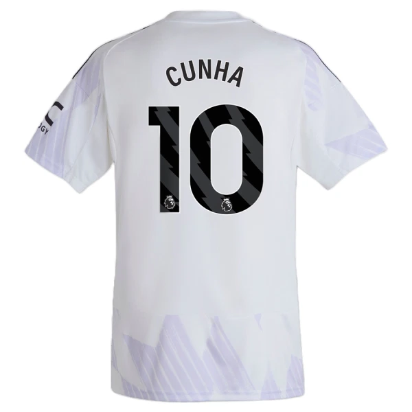 Manchester United Cunha 10 Virallinen Vieraspelipaita Miehet 2025/26 Manchester United Cunha 10 Virallinen Vieraspelipaita Miehet 2025/26