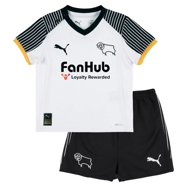 Derby County Virallinen Kotipelipaita Lapset 2025/26 Derby County Virallinen Kotipelipaita Lapset 2025/26