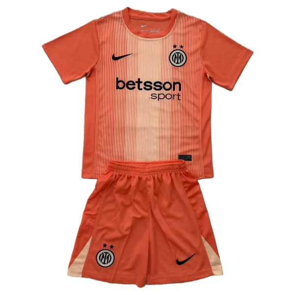 Inter Milan Maalivahdin Virallinen Paita Lapset 2025/26 oranssi Inter Milan Maalivahdin Virallinen Paita Lapset 2025/26 oranssi