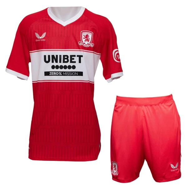 Middlesbrough Virallinen Kotipelipaita Lapset 2025/26 Middlesbrough Virallinen Kotipelipaita Lapset 2025/26