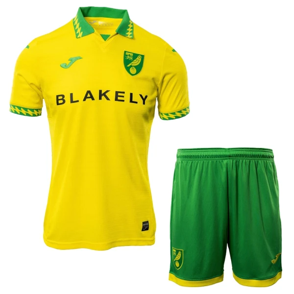 Norwich City Virallinen Kotipelipaita Lapset 2025/26 Norwich City Virallinen Kotipelipaita Lapset 2025/26