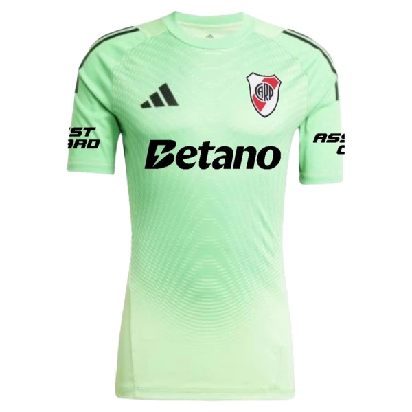 River Plate Maalivahdin Virallinen Paita Miehet 2025/26 Vihreä