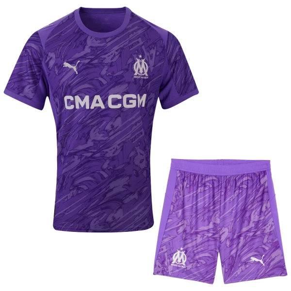 Olympique Marseille Maalivahdin Virallinen Paita Lapset 2025/26 violetti