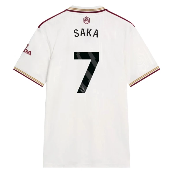 Arsenal Bukayo Saka 7 Virallinen Kolmas Pelipaita Miehet 2025/26