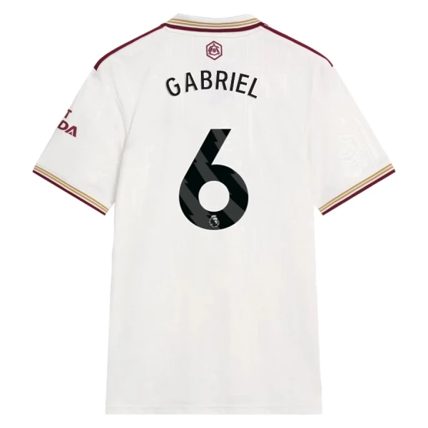 Arsenal Gabriel 6 Virallinen Kolmas Pelipaita Miehet 2025/26 Arsenal Gabriel 6 Virallinen Kolmas Pelipaita Miehet 2025/26