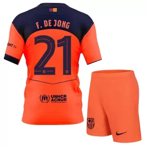 FC Barcelona Frenkie de Jong 21 Virallinen Kolmas Pelipaita Lapset 2025/26