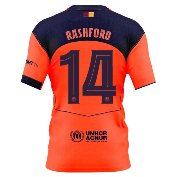 FC Barcelona Marcus Rashford 14 Virallinen Kolmas Pelipaita Miehet 2025/26 FC Barcelona Marcus Rashford 14 Virallinen Kolmas Pelipaita Miehet 2025/26