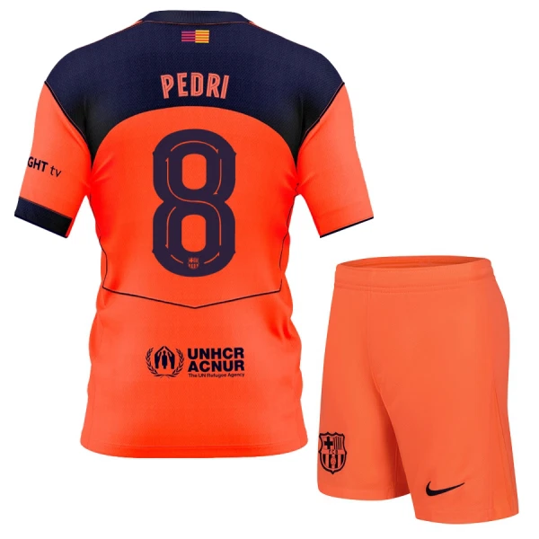 FC Barcelona Pedri 8 Virallinen Kolmas Pelipaita Lapset 2025/26 FC Barcelona Pedri 8 Virallinen Kolmas Pelipaita Lapset 2025/26