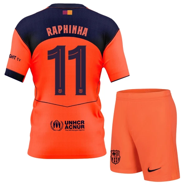 FC Barcelona Raphinha 11 Virallinen Kolmas Pelipaita Lapset 2025/26 FC Barcelona Raphinha 11 Virallinen Kolmas Pelipaita Lapset 2025/26