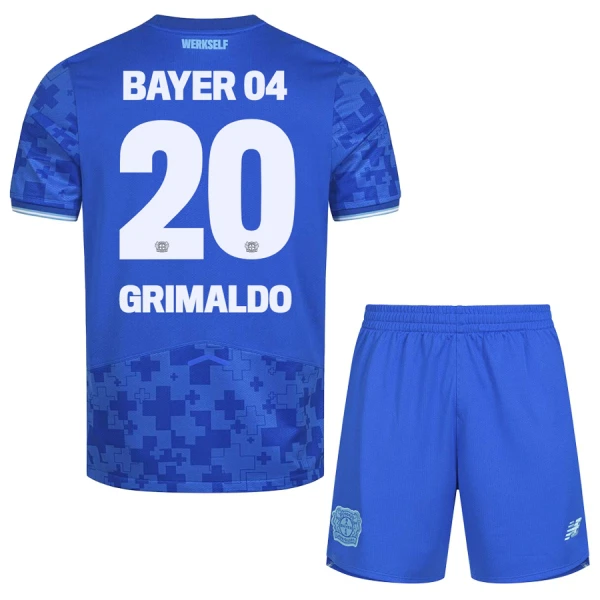 Bayer 04 Leverkusen Alejandro Grimaldo 20 Virallinen Kolmas Pelipaita Lapset 2025/26 Bayer 04 Leverkusen Alejandro Grimaldo 20 Virallinen Kolmas Pelipaita Lapset 2025/26