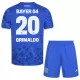 Bayer 04 Leverkusen Alejandro Grimaldo 20 Virallinen Kolmas Pelipaita Lapset 2025/26 Bayer 04 Leverkusen Alejandro Grimaldo 20 Virallinen Kolmas Pelipaita Lapset 2025/26